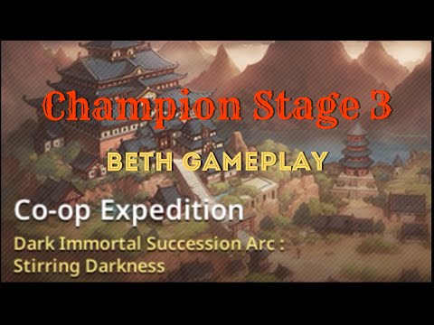 [Guardian Tales] Co-op Expedition | Stirring Darkness: Champion 3 (Beth)