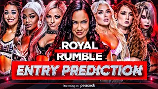 WWE Royal Rumble 2024 Women's Entry Predictions | Wrestle Freakin