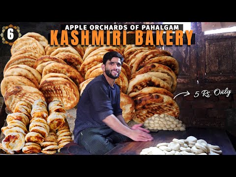 CHEAPEST Local KASHMIRI Bread at Rs. 5/- only & Tulian Lake Trek Shopping in Pahalgam, Kashmir 🇮🇳