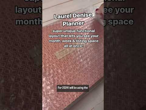 New #laureldenise #planner perfect for #contentcreators #socialmediaplanner #contentplanning