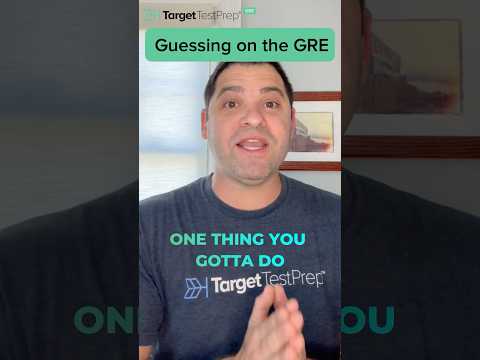 GRE Guessing Strategies: Put Your Knowledge To The Test 🤔 | #GRE | #Shorts