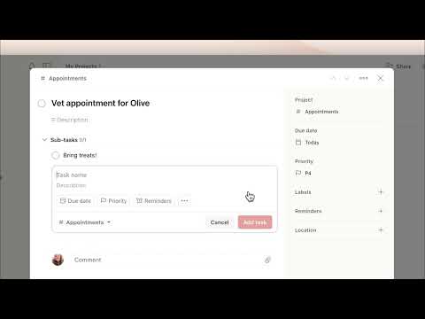 Tutorial: Add sub-tasks in Todoist