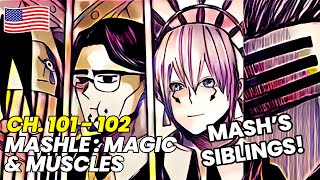 Mash's OP Siblings Revealed! Devil's Quintuplets!| Mashle Chapter 101 to 102 Manga Recap