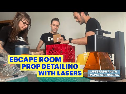 Escape Room Prop Detailing with Lasers: Virtual Field Trip | Building Stuff with NOVA Livestream