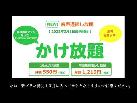 コスパ最高　マイネオ新プラン紹介　使い放題で3000円以内！