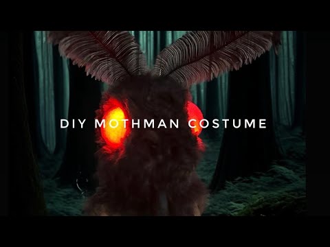 We made our kid a MOTHMAN costume | Halloween 2023