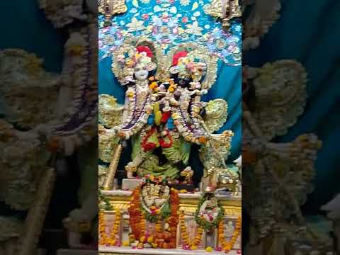 iskcon temple vrandavan #iskcon #radhavallabh #radha #premanandjimaharaj #viral