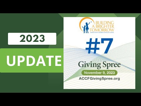 Giving Spree 2023 Update on the Children's Advocacy Center