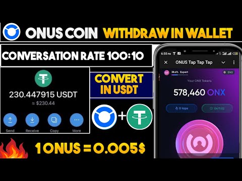 onus airdrop update | Onus airdrop tap tap withdraw | onus airdrop eligible task | onus listing date