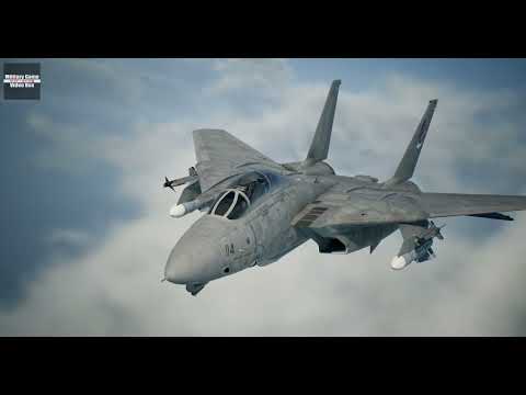 【Ace Combat 7 x Top Gun: Maverick DLC】Mission 01 Charge Assault with F-14A tomcat