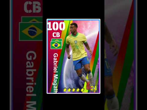 HOW TO TRAIN 100 RATED GABRIEL MAGALHAES IN EFOOTBALL #gabrielmagalhães #EFOOTBALL #SHORT #PES #CB