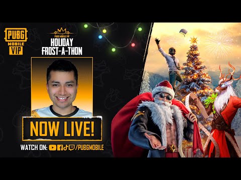 PUBG MOBILE VIP Holiday Frost-a-Thon: Santa Siege w/@Rollexxx !