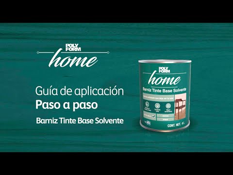 Dale color a tus muebles de madera con Barniz Tinte Base Solvente de Polyform Home | Tutorial