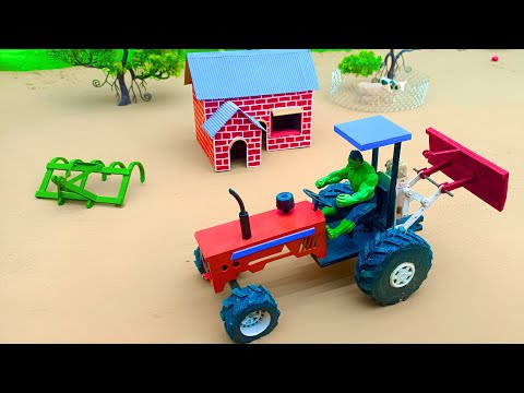 diy mini tractor making heavy agriculture disc Harrows blade machinery creative project |@Acrofter1