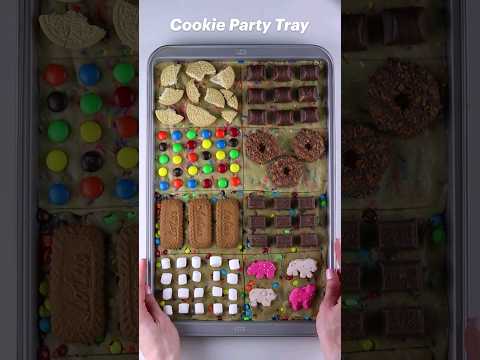 || Make your own Cookie Party Tray || #shorts #viral #youtubeshorts #recipe