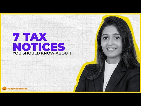 7 Tax Notices you should know #BizWiser