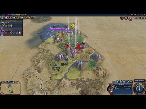 Sid Meier's Civilization VI-Mods/DLCs-[EP6] "Back starting out as the Super Weapon General US of A!"