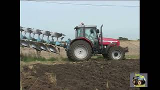 MASSEY FERGUSON 6290 AND FIVE FURROW PLOUGH