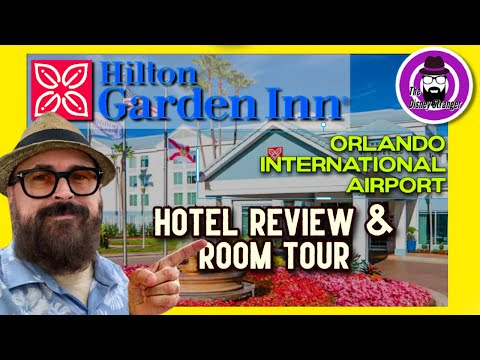 HILTON GARDEN INN ORLANDO AIRPORT | ROOM TOUR | NEAR DISNEY & UNIVERSAL #disneyhotel  #mco #disney