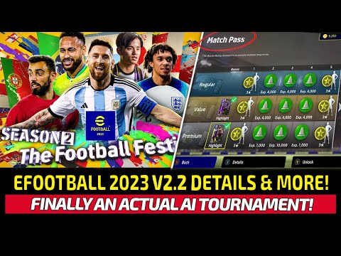 [TTB] EFOOTBALL 2023 V2.2 DEEP DIVE! - NEW AI TOURNAMENT, 2V2, & MORE - IM HEADING TO LA THIS WEEK!