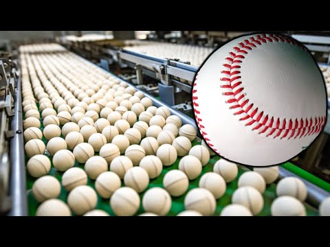 How Baseballs are Made Inside Factories | How It's Made