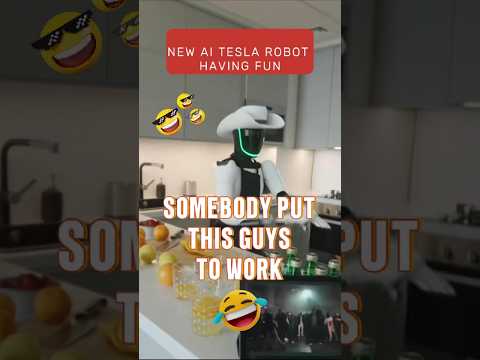 WORLD'S BEST Optimus Tesla Robot DANCES in the Kitchen