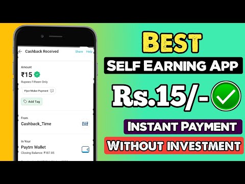 Best Self Earning App | Free Paytm Cash Without Investment | New Earning App Today 2023