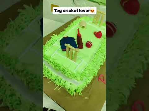 Cricket theme cake🏏 #ytshorts #cake #cricketlover #cricket #ipl  #Dreamycakehouse #cakeart