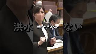 【小野田紀美】予算をありがとう！川底の土砂を浚渫して洪水を防ぐ【国会】【切り抜き】#short