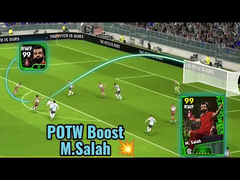 POTW SALAH scored PUSKAS goal | Efootball Mobile Salah Review