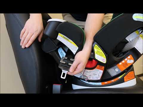 Locking Clip Installation: Rear-Facing Car Seat