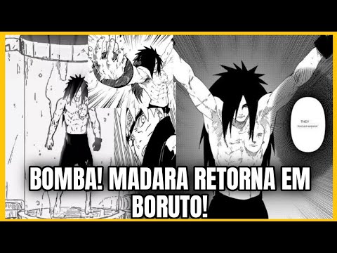 BOMBA!!! MADARA RETORNA NO MANGÁ DE BORUTO BLUE VORTEX!?