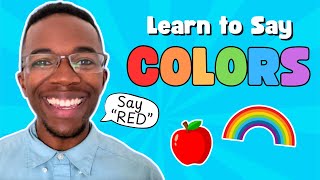 How to Say Colors for Toddlers 🌈 First Words Colors for Kids