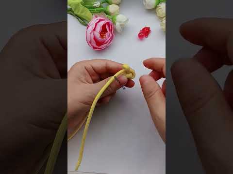 Auspicious decorative knots Knot tutorials Practical knots Rope weaving skills sharing Simple an