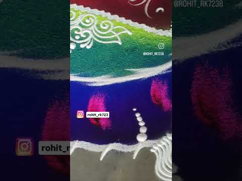 Diwali Special rangoli || sanskarbharti rangoli || rangoli #shots