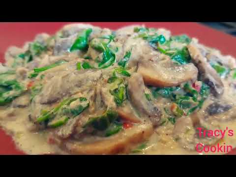 How to make Mushroom in Creamy Garlic sauce Recipe