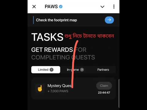 Paws Mystery Quest Task 2 December | Paws Airdrop Listing Date | Paws Price Prediction #shorts