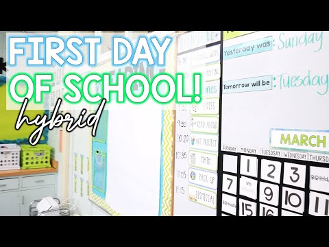 First Day of IN PERSON Teaching!! - Vlog