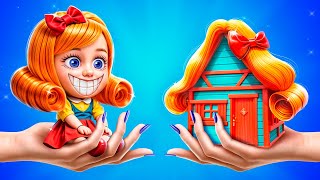 We Build a Tiny House for Miss Delight! Poppy Playtime Chapter 3! I Was Adopted by Miss Delight!