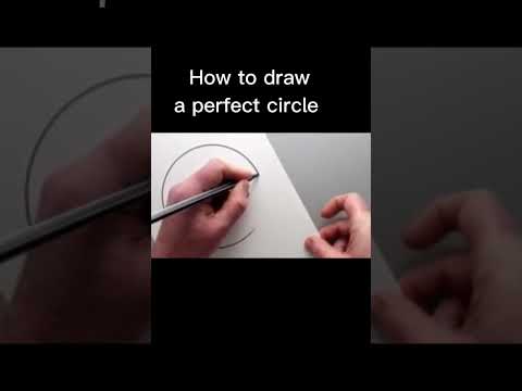 How to draw perfect circle #shorts