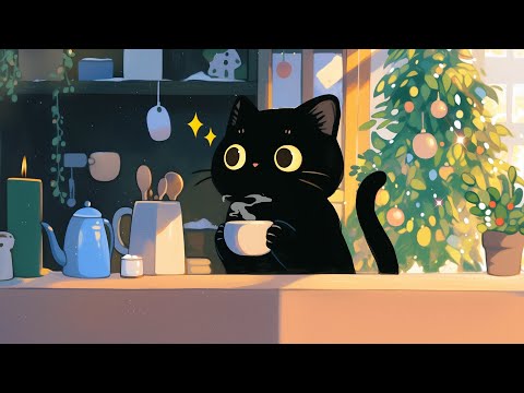 Snowy Christmas Café | Relaxing Lo-fi Music for the Holidays ❄️☕