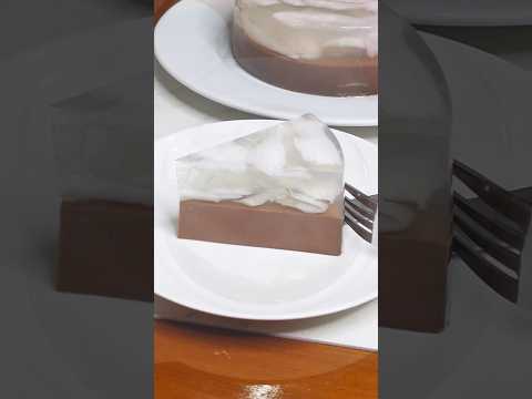 Coconut chocolate agar cake #cake recipe #shorts