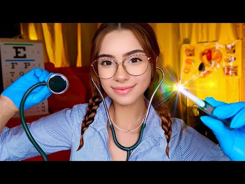 ASMR FASTEST Nurse Exam EVER ⚡ Medical Roleplay ⚡ Cranial Nerve, Eye, Ear, Personal Attention ⚡