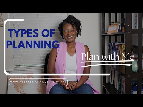 Types of Personal Planning| #planwithme Budget Planning, Weekly Planning, and more