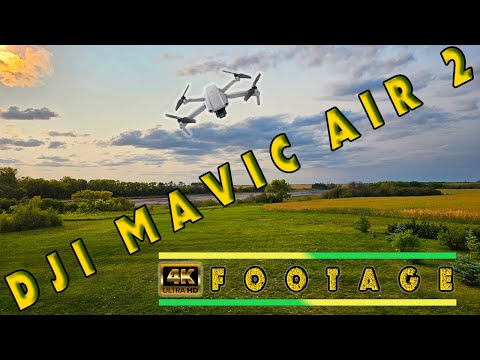 DJI Mavic air 2 4k footage - Clavet,SK - How far will it fly????