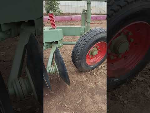 Huge disc plough in Madagascar