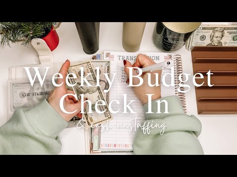 Weekly Budget Check In | Cash Envelope Unstuffing | Nov Wk 1