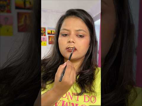 Foundation वाली lipstick try कि क्या😱💯 #mua #youtubeshorts #makeup #shots #makeupartist #youtube