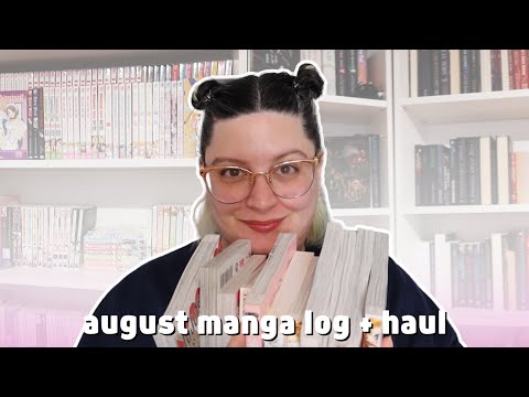 finishing a series, reading all josei | august manga log and haul