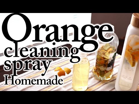 Homemade Orange Vinegar Cleaning Spray, ASMR, Lifestyle, Saving, Bible